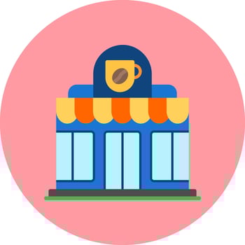 Coffee Shop Vector Icon