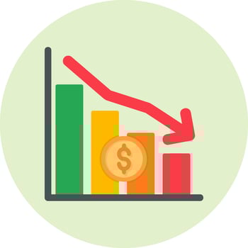 Economic Crisis Vector Icon