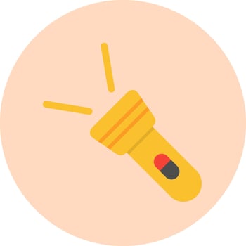 Flashlight Vector Icon