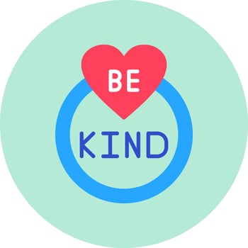 Be Kind Vector Icon