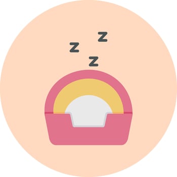 pet bed Vector Icon