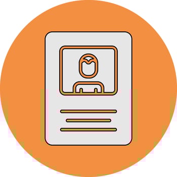 Name Tag Vector Icon
