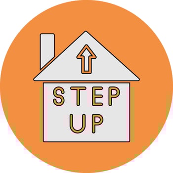 Step Up Vector Icon