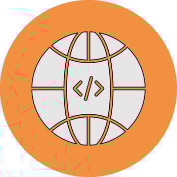 Earth Globe Vector Icon