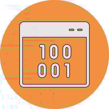 Binary Vector Icon