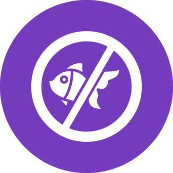 no fishing Vector Icon