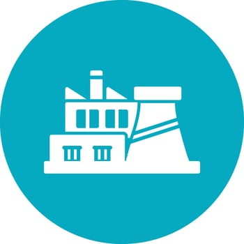 Factory Plant Vector Icon