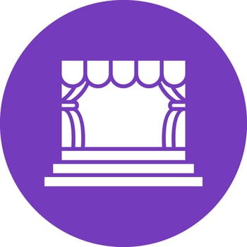 Stage Vector Icon