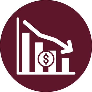 Economic Crisis Vector Icon