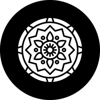 Mandala Vector Icon