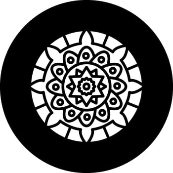 Mandala Vector Icon