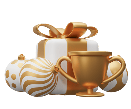 trophy cup christmas gift png
