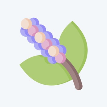 Icon Poisonous. related to Poison symbol. flat style. simple design editable. simple illustration vector