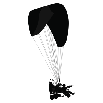 Paraglider. Paramotor. Air combat unit. military battle png