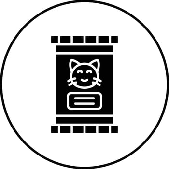 Cat Food Vector Icon