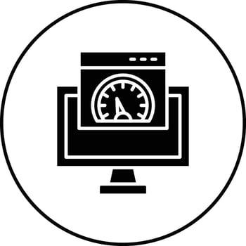 Page Speed Vector Icon