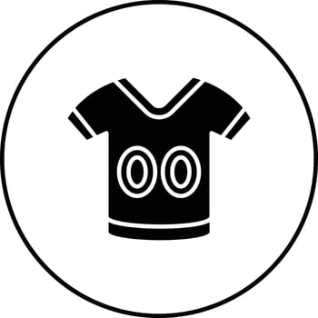 Football Jersey Vector Icon