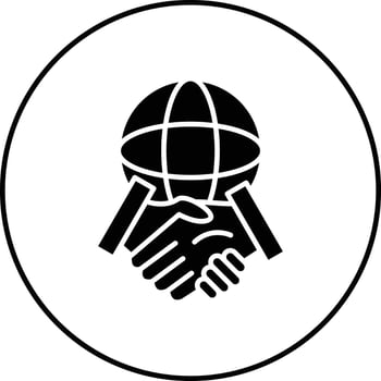 Global Partnership Vector Icon