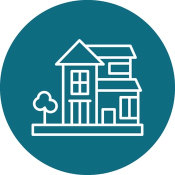 Villa Vector Icon
