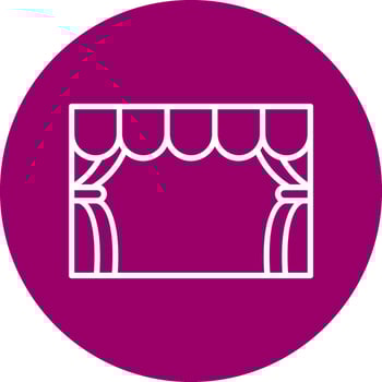Stage Vector Icon