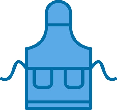 Apron Vector Icon Design