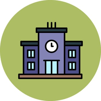 Town Hall Vector Icon
