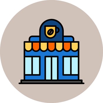 Coffee Shop Vector Icon