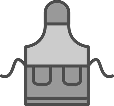 Apron Vector Icon Design