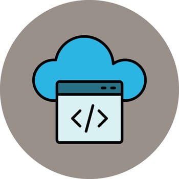 Cloud Service Vector Icon