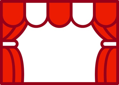 Stage Vector Icon