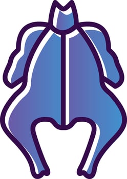 Chicken Vector Icon Design