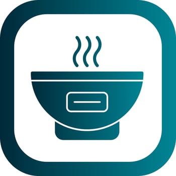 Bowl Vector Icon Design