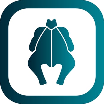 Chicken Vector Icon Design