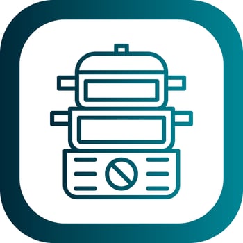Steamer Vector Icon Design