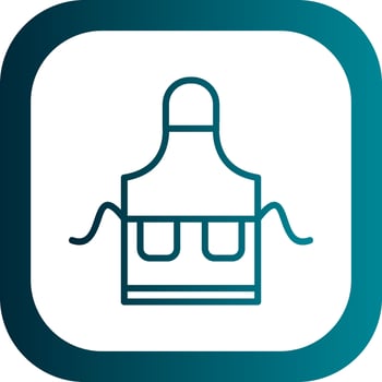 Apron Vector Icon Design