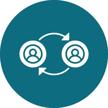 Peer To Peer Vector Icon