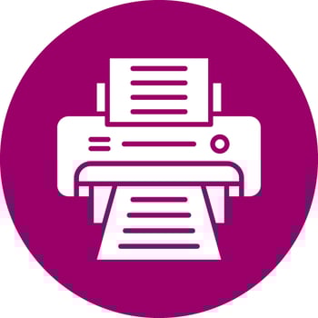 Printer Vector Icon