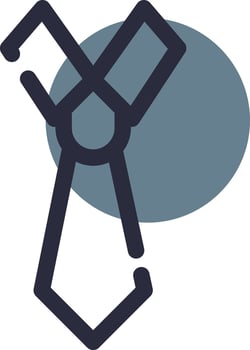 Tie Creative Icon Design vector