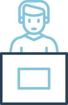 Interview Vector Icon