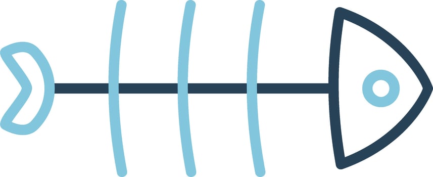 Fishbones Vector Icon