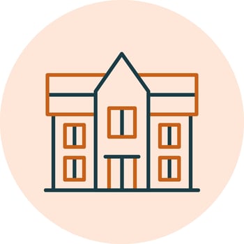Mansion Vector Icon