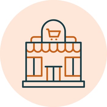 Supermarket Vector Icon