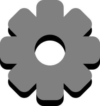Gear industry icon png