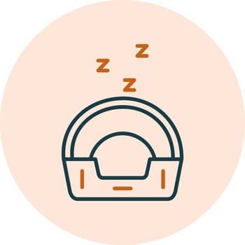 pet bed Vector Icon