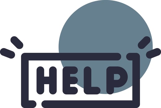 Help Creative Icon Design vector