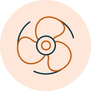 Engine Propeller Vector Icon