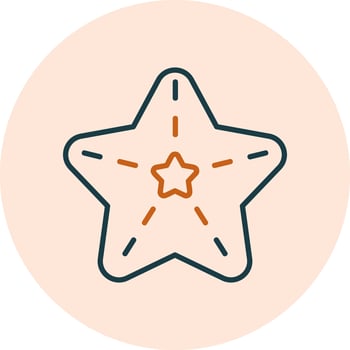 Starfish Vector Icon