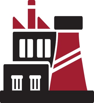 Factory Plant Vector Icon