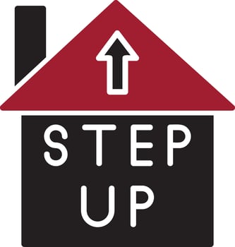 Step Up Vector Icon