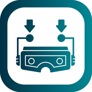 Multi-Sensory VR Vector Icon Design